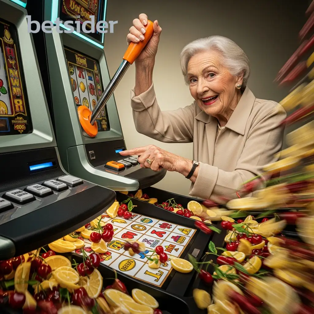 Jogador entusiasmado a festejar uma vitória nas slots